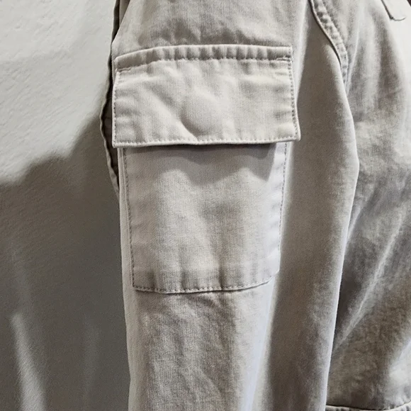 Vintage Ralph Lauren Polo Sport Sportswoman 90s Safari Utility Khaki Jacket sz 6 - Picture 6 of 11